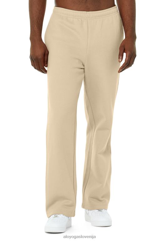 moški renomirana težka trenirka Alo Yoga dna peščena sipina X862Z1768