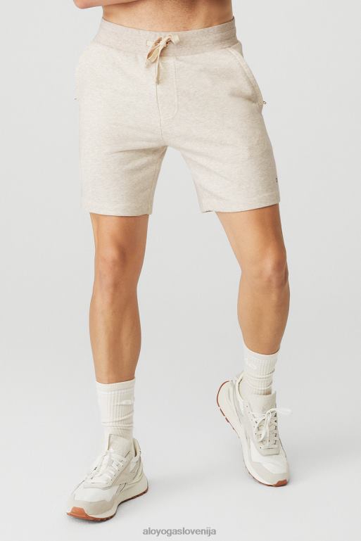 moški hlad kratko Alo Yoga dna ovsena kaša heather X862Z1395
