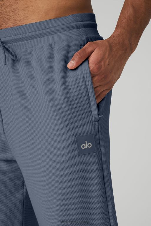 moški mikro vafelj trenirka za hitro prekinitev Alo Yoga dna bluestone X862Z1425