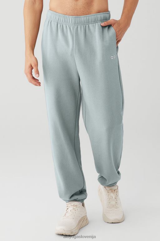 moški priznanje trenirka Alo Yoga dna kozmično siva X862Z1410