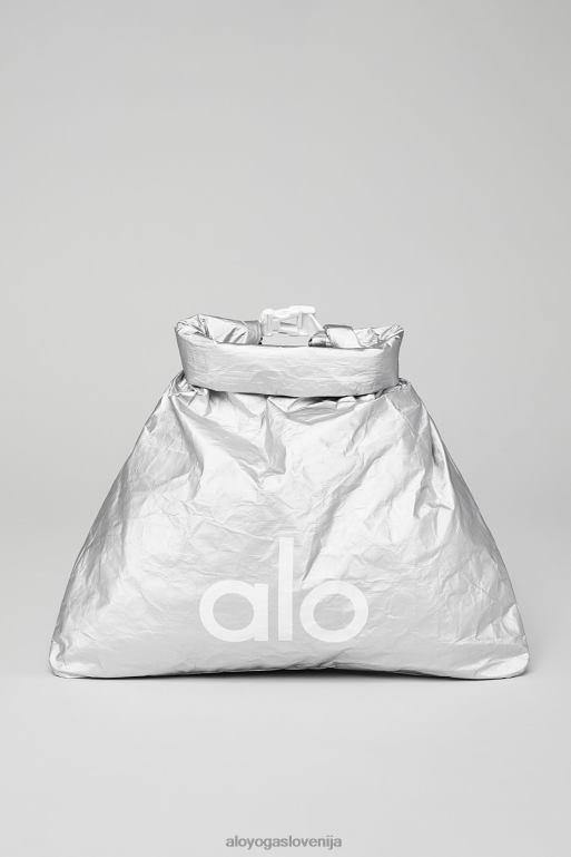 moški naj bo torba za fitnes na suhem Alo Yoga dodatki srebrna folija X862Z1715