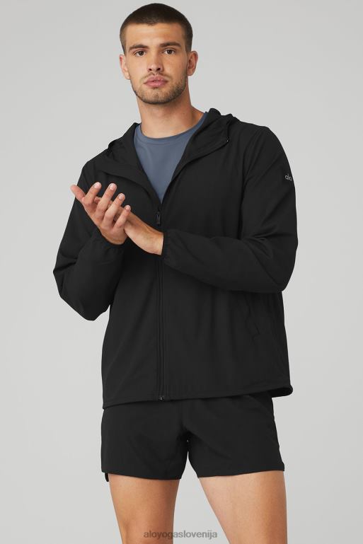 moški cadence jakna Alo Yoga vrhnja oblačila Črna X862Z1684
