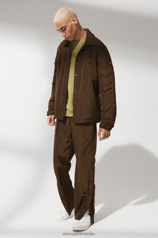 moški legenda jakna Alo Yoga vrhnja oblačila espresso X862Z1675