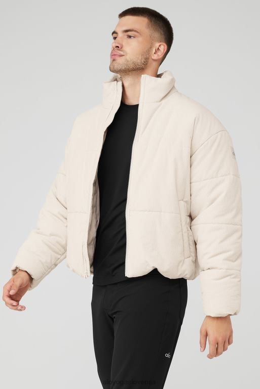 moški velvet odrska puferica Alo Yoga vrhnja oblačila kost X862Z1428