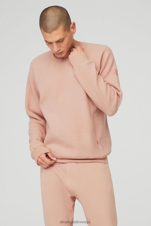 moški triumph pulover z okroglim izrezom Alo Yoga vrhnja oblačila mehka glina X862Z1807