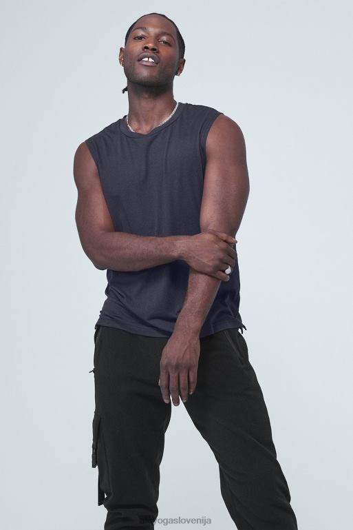 moški Triumph mišični rezervoar Alo Yoga vrhovi prava mornarica X862Z1785