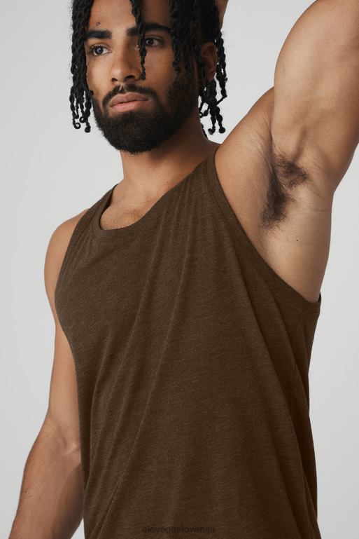 moški triumph tank Alo Yoga vrhovi espresso X862Z1652