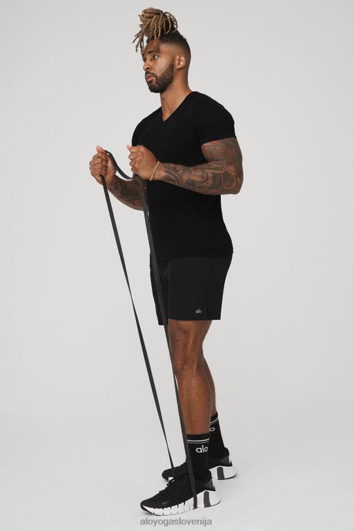 moški majica z v-izrezom triumph Alo Yoga vrhovi Črna X862Z1642