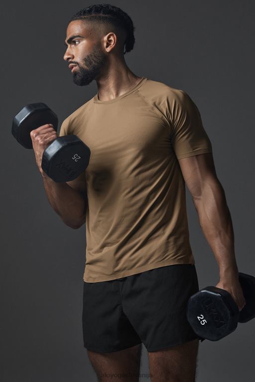 moški idol performance tee Alo Yoga vrhovi gramoz X862Z1314