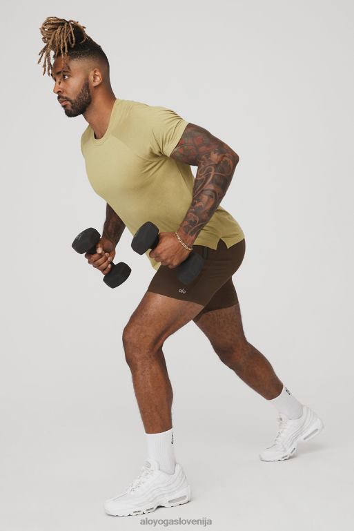 moški majica z okroglim izrezom triumph Alo Yoga vrhovi wasabi X862Z1799