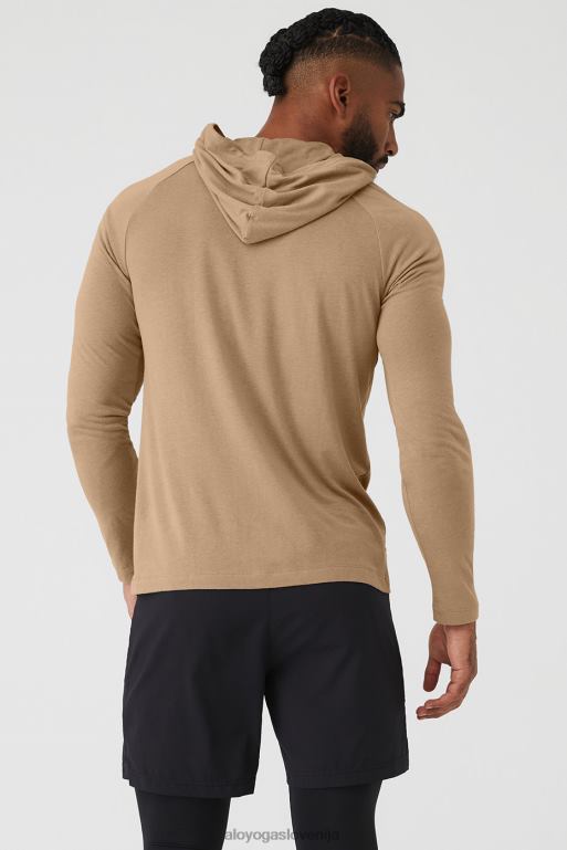 moški jedrni tekač s kapuco Alo Yoga vrhovi gramoz X862Z1539