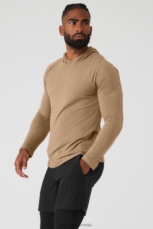 moški jedrni tekač s kapuco Alo Yoga vrhovi gramoz X862Z1539