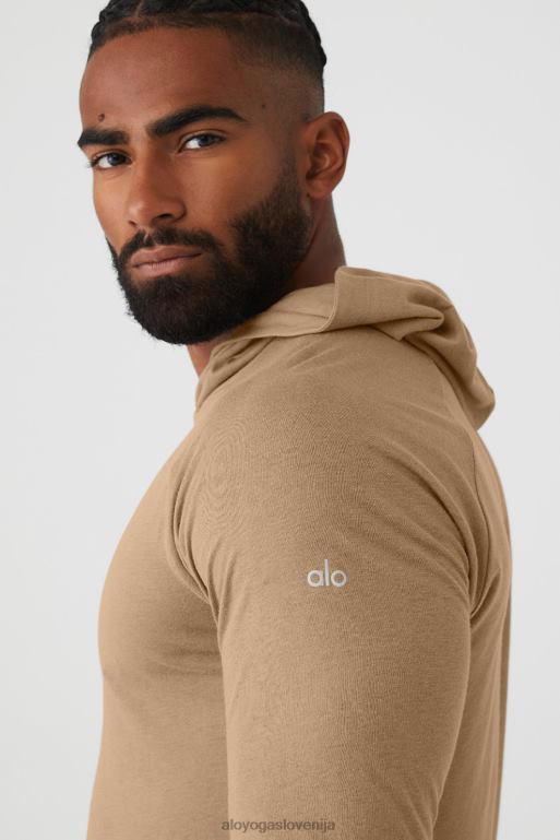 moški jedrni tekač s kapuco Alo Yoga vrhovi gramoz X862Z1539