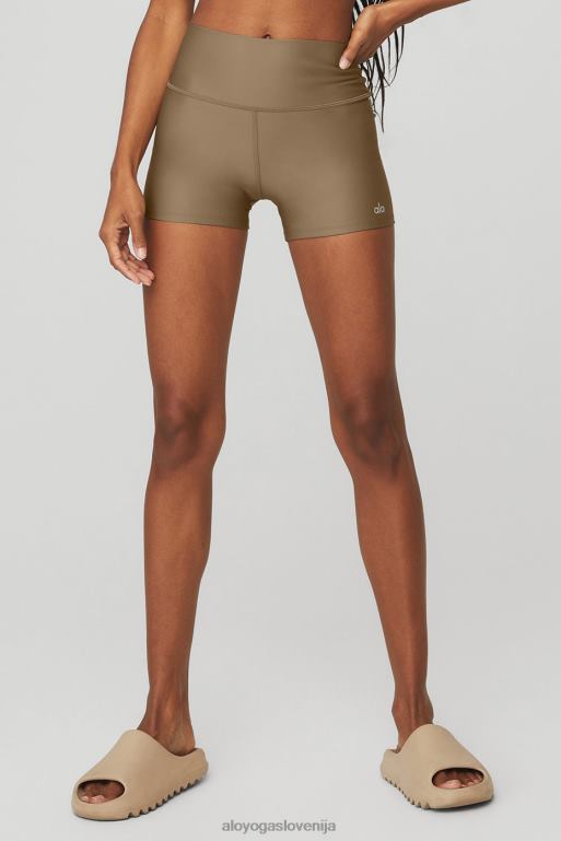 ženske 3'' kratke hlače z visokim pasom Alo Yoga dna prodnik X862Z1214