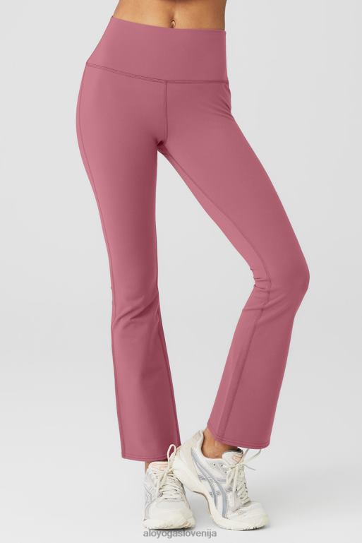 ženske Airbrush pajkice z visokim pasom 7/8 Alo Yoga dna mars glina X862Z75