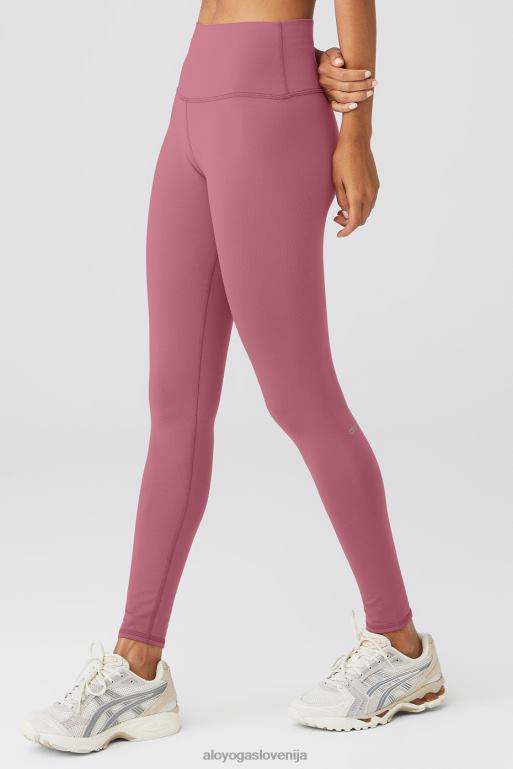 ženske Airbrush pajkice z visokim pasom Alo Yoga dna mars glina X862Z60