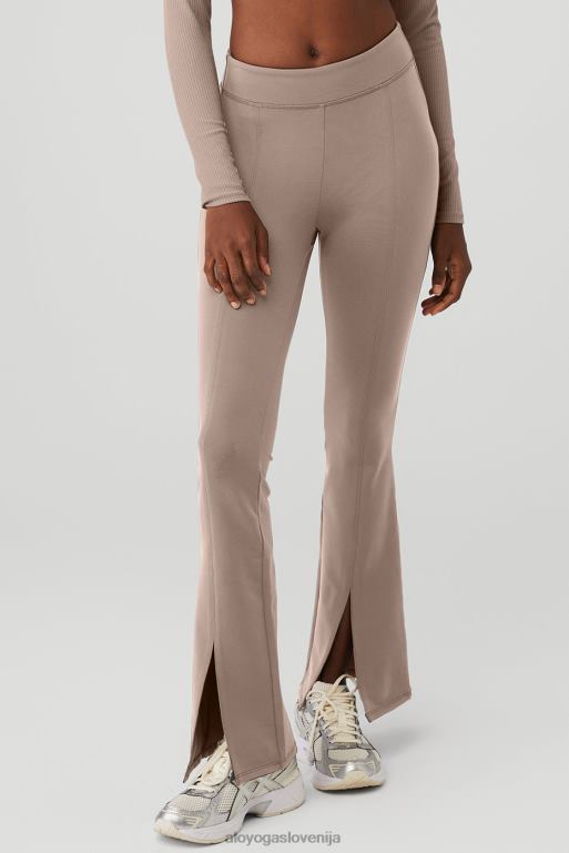 ženske Airbrush pajkice z visokim pasom Alo Yoga dna taupe X862Z108