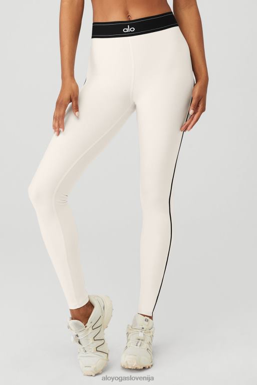 ženske airlift hlače z visokim pasom Alo Yoga dna slonovina X862Z92