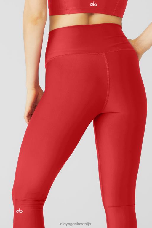 ženske airlift pajkice z visokim pasom Alo Yoga dna klasična rdeča X862Z42