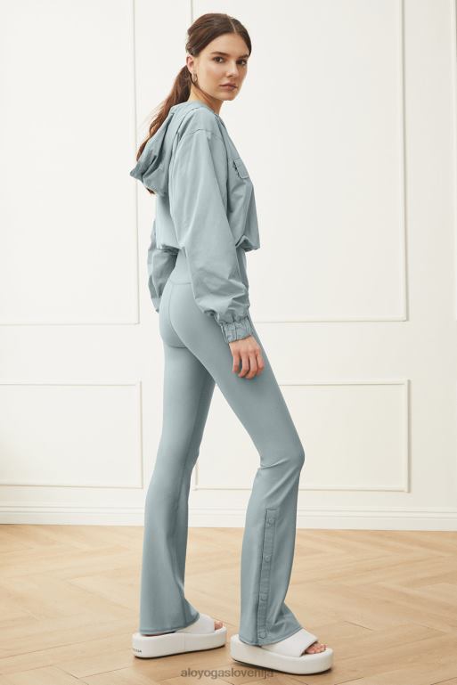 ženske pajkice airlift z visokim pasom za spremembo igre Alo Yoga dna kozmično siva X862Z50