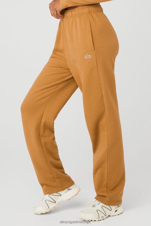 ženske accolade trenirka z ravnimi nogami Alo Yoga dna karamele X862Z267