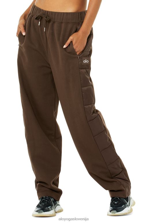ženske mash up trenirka Alo Yoga dna espresso X862Z1283