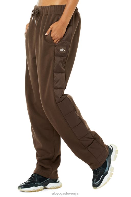 ženske mash up trenirka Alo Yoga dna espresso X862Z1283