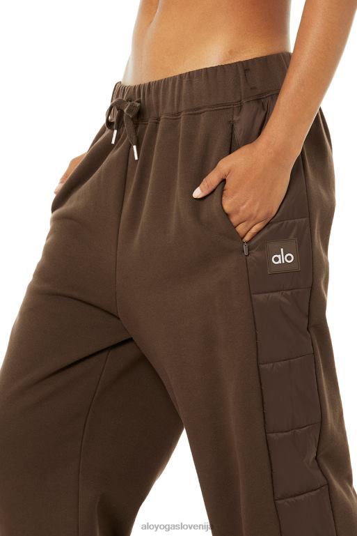 ženske mash up trenirka Alo Yoga dna espresso X862Z1283