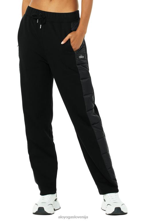 ženske mash up trenirka Alo Yoga dna Črna X862Z1282