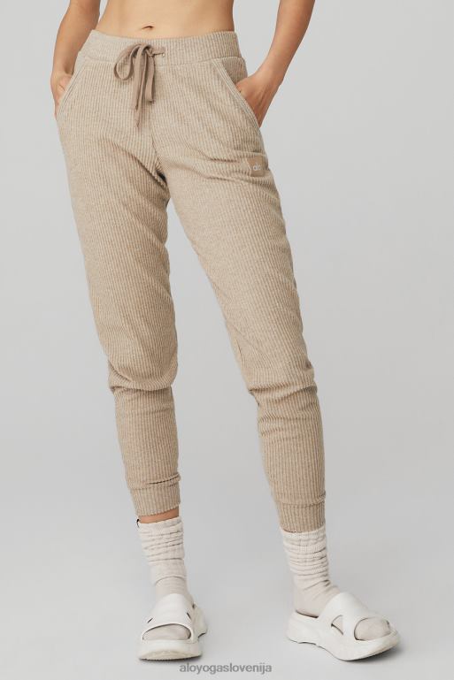 ženske muza trenirka Alo Yoga dna gramozno resje X862Z270