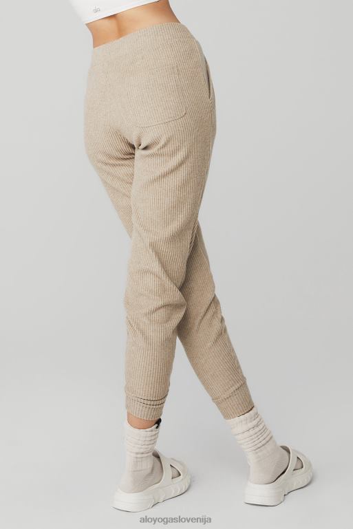 ženske muza trenirka Alo Yoga dna gramozno resje X862Z270