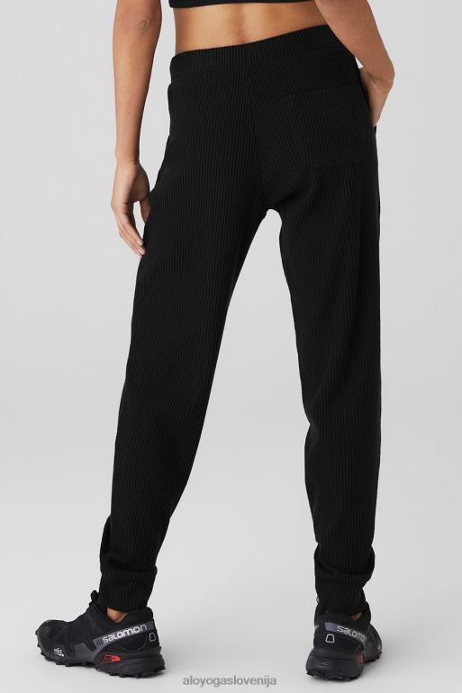 ženske muza trenirka Alo Yoga dna Črna X862Z269