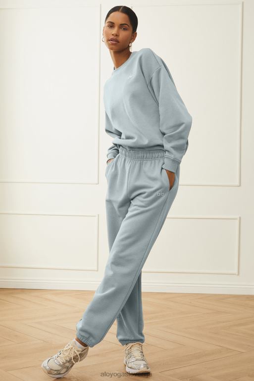 ženske priznanje trenirka Alo Yoga dna kozmično siva X862Z259