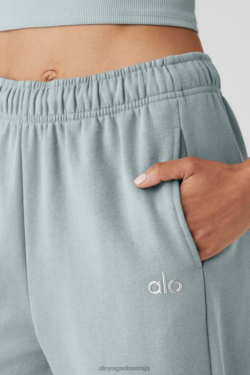 ženske priznanje trenirka Alo Yoga dna kozmično siva X862Z259