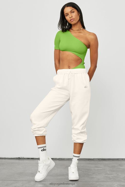 ženske priznanje trenirka Alo Yoga dna slonovina X862Z255