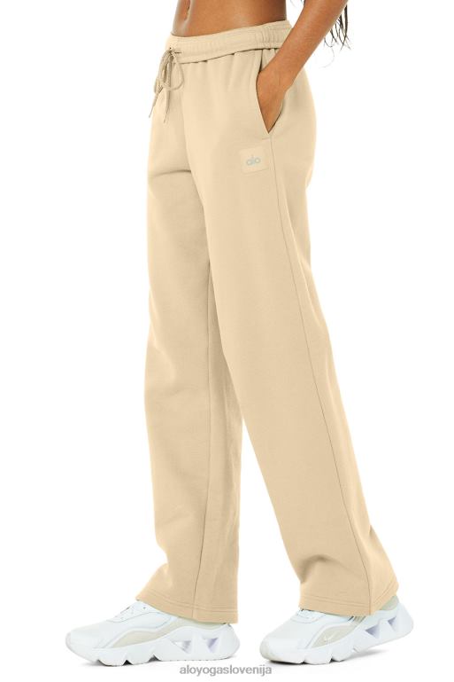 ženske renomirana težka trenirka Alo Yoga dna peščena sipina X862Z1221