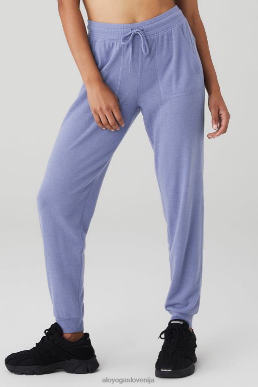 ženske soho trenirka Alo Yoga dna neskončno modra X862Z252