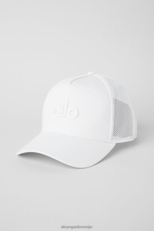 ženske klobuk okrožnega tovornjaka Alo Yoga dodatki bela/bela X862Z995