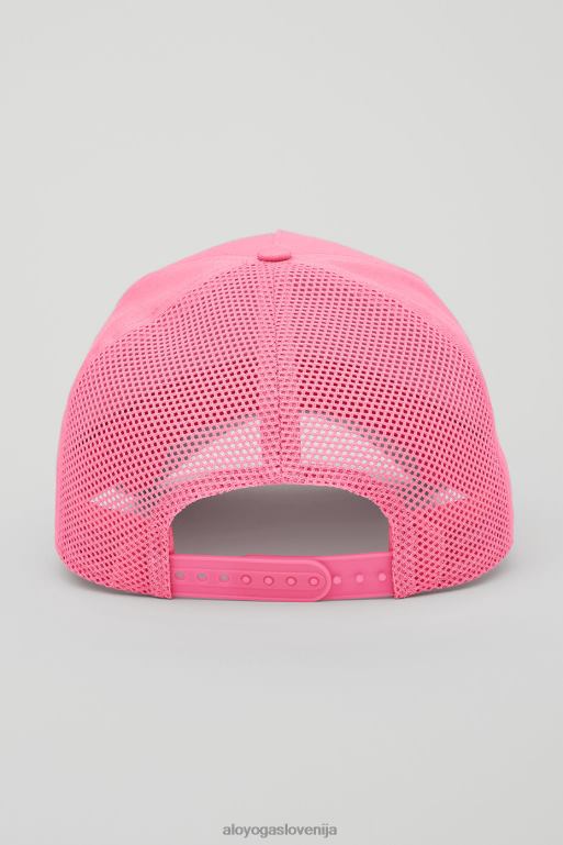 ženske klobuk okrožnega tovornjaka Alo Yoga dodatki sladkarije roza X862Z997