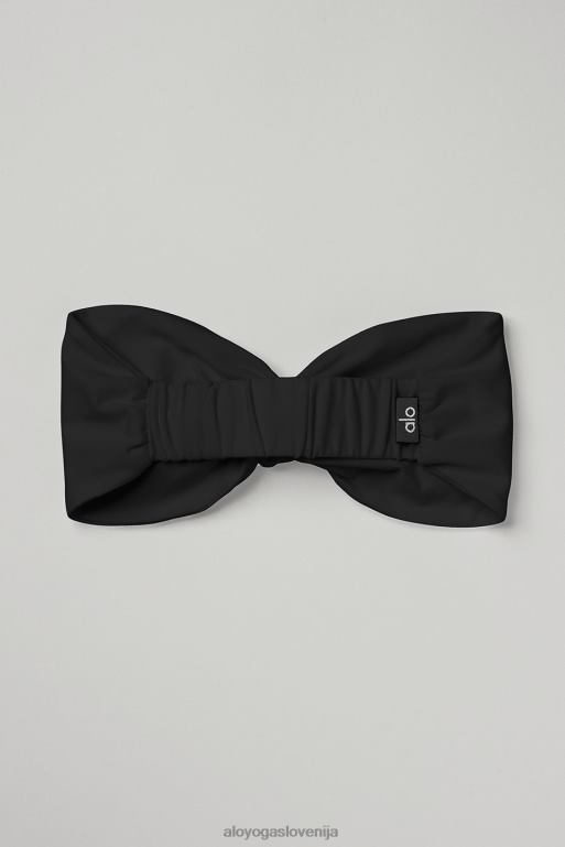 ženske alosoft naglavni trak Alo Yoga dodatki Črna X862Z981