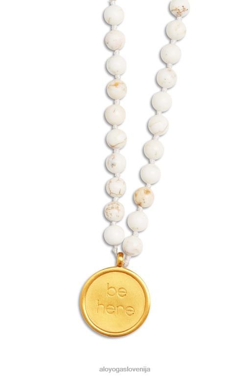 ženske bela turkizna mala ogrlica Alo Yoga dodatki bela X862Z1037
