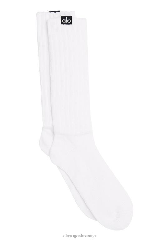 ženske nogavica za stiskanje Alo Yoga dodatki bela X862Z955