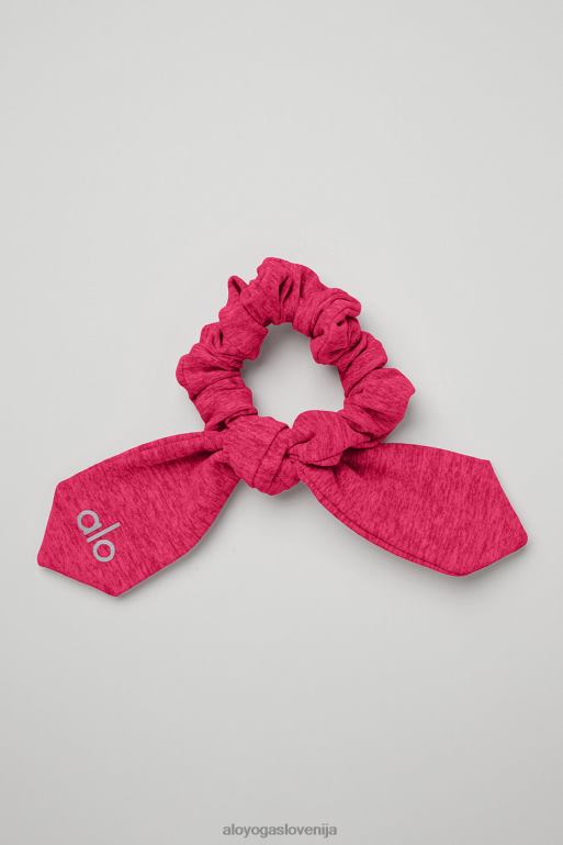 ženske alosoft rhythm scrunchie Alo Yoga dodatki magenta zdrobimo heather X862Z1234