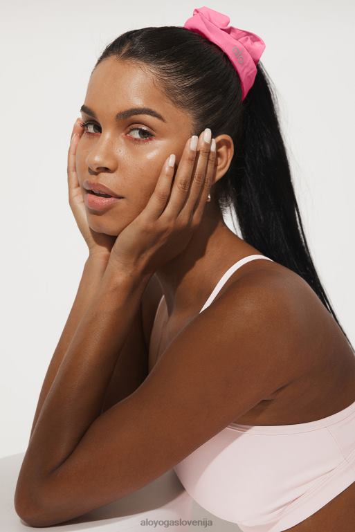 ženske prevelik scrunchie Alo Yoga dodatki roza fuksija X862Z1209