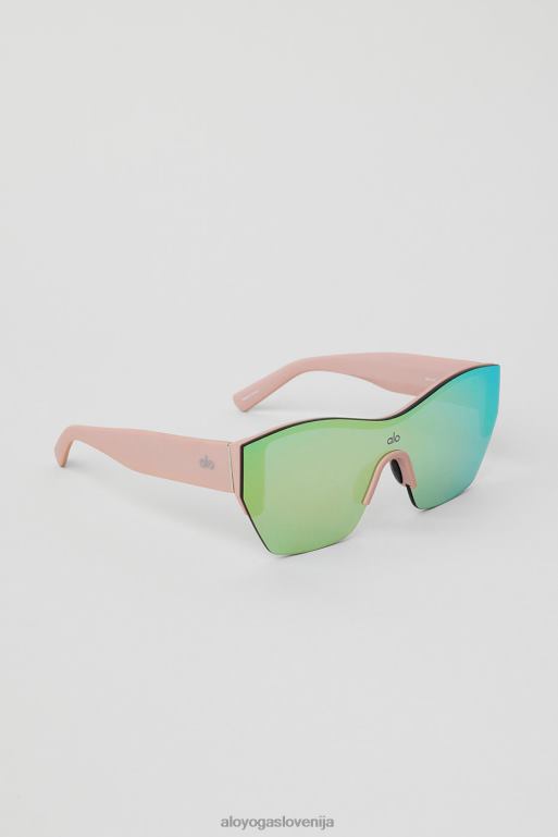 ženske osupljiva sončna očala Alo Yoga dodatki roza ogledalo/črna X862Z1023