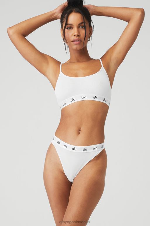 ženske ikona cami nedrček Alo Yoga dodatki bela X862Z1066