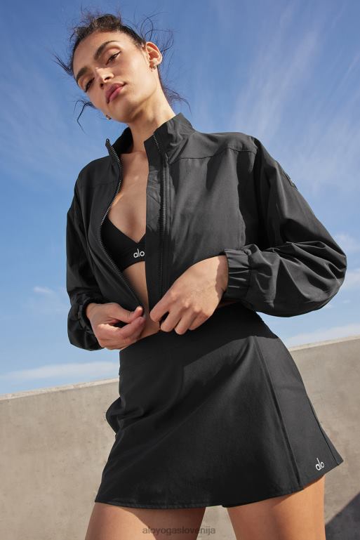 ženske klubska jakna Alo Yoga oblačila Črna X862Z704