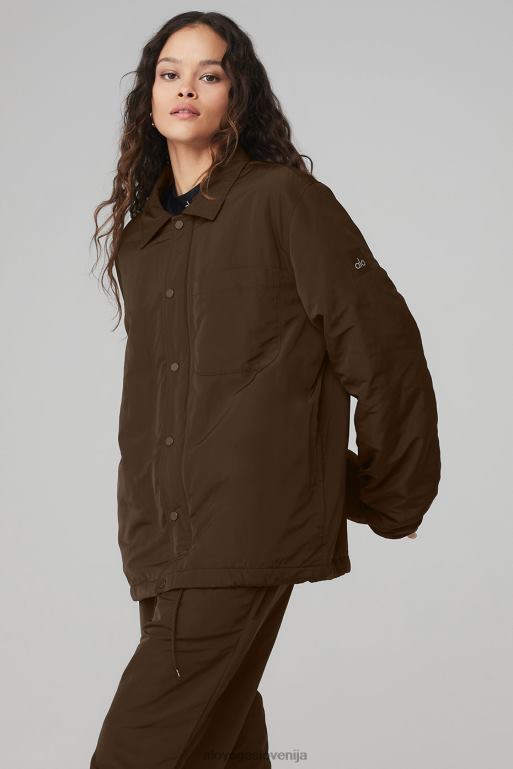 ženske legenda jakna Alo Yoga oblačila espresso X862Z758