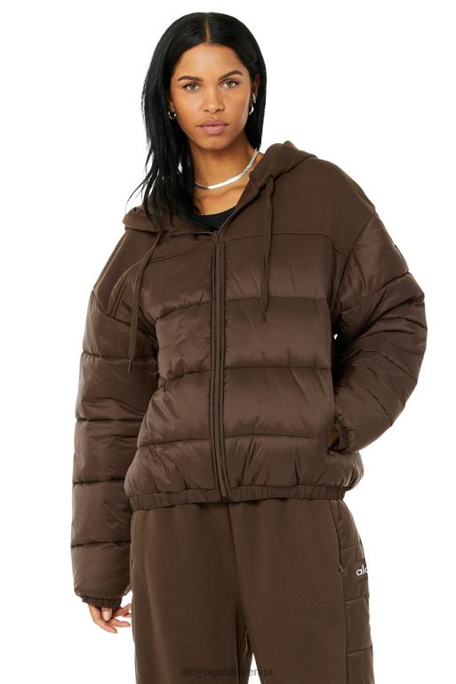 ženske mash up jakna Alo Yoga oblačila espresso X862Z1287