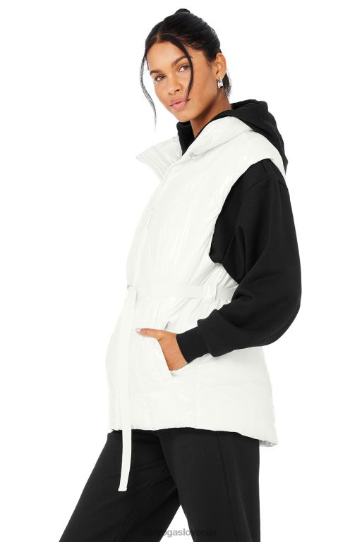 ženske omamljanje napihnjen jopič Alo Yoga oblačila slonovina X862Z792